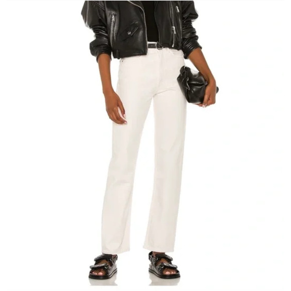 AGOLDE 90's Pinch Waist High Rise Straight Jean in Drum NEW - Picture 3 of 7